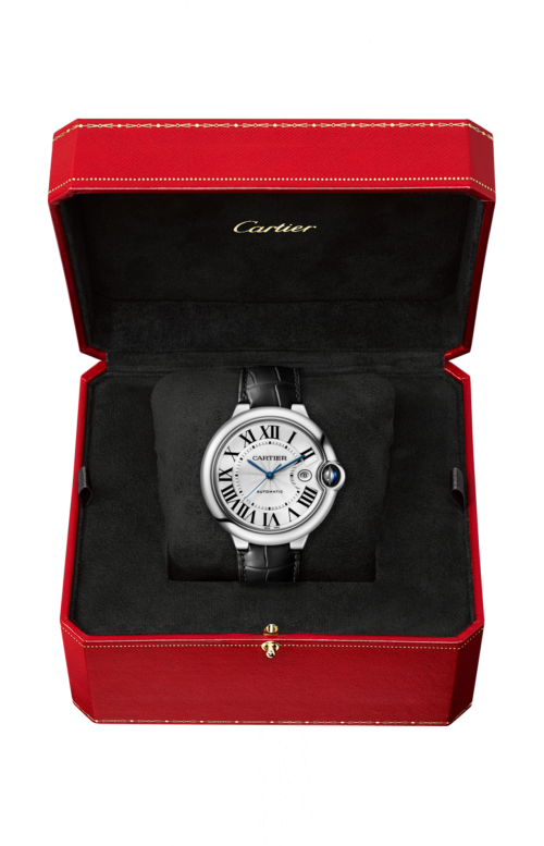 BALLON BLEU DE CARTIER 42 MM, ACCIAIO, PELLE - WSBB0026