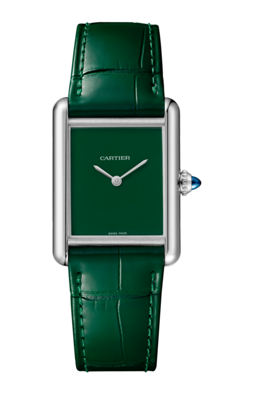 TANK MUST DE CARTIER MODELLO GRANDE, ACCIAIO, QUARZO - WSTA0115