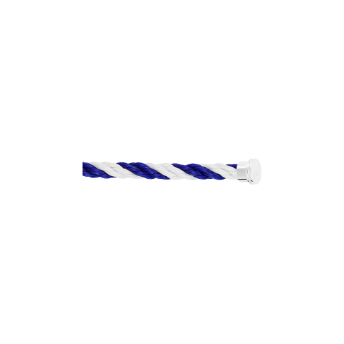 CABLE EMBLEMA BLU E BIANCO PER BRACCIALE MODELLO LARGE - 6B1048