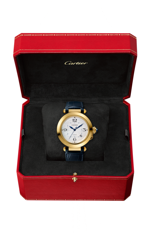 PASHA DE CARTIER 41 MM, AUTOMATICO, ORO GIALLO, 2 CINTURINI INTERCAMBIABILI - WGPA0007