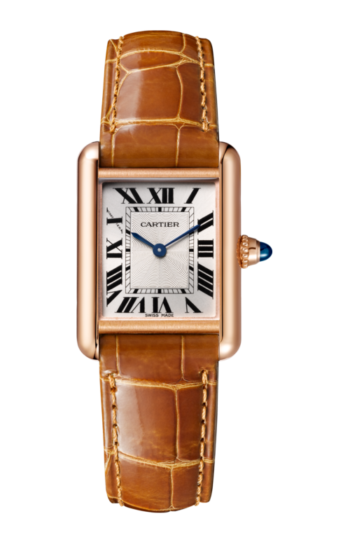 TANK LOUIS CARTIER MODELLO PICCOLO, ORO ROSA, PELLE - WGTA0010