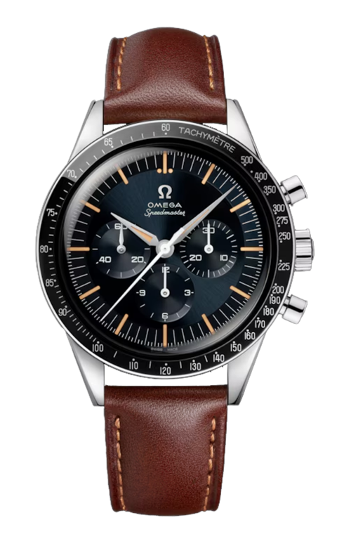 SPEEDMASTER FIRST OMEGA IN SPACE, 39.7 MM ACCIAIO SU CINTURINO IN PELLE - 310.32.40.50.06.002