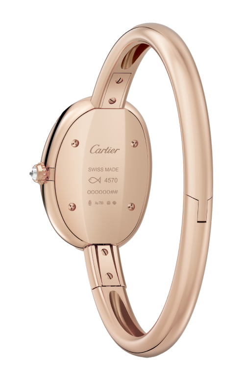 BAIGNOIRE MODELLO PICCOLO, ORO ROSA, DIAMANTI, MISURA 16, QUARZO - WJBA0042