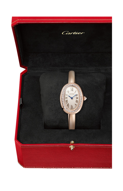 BAIGNOIRE MODELLO PICCOLO, ORO ROSA, DIAMANTI, MISURA 16, QUARZO - WJBA0042