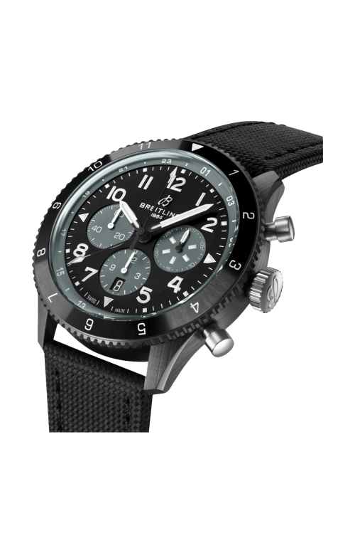 SUPER AVI B04 CHRONOGRAPH GMT 46 MOSQUITO NIGHT FIGHTER - SB04451A1B1X1