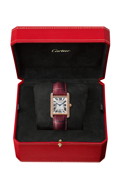 TANK LOUIS CARTIER MODELLO GRANDE, ORO ROSA, DIAMANTI, MANUALE - WJTA0038