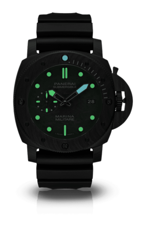 SUBMERSIBLE MARINA MILITARE CARBOTECH™ 47 MM - DOPPIO CINTURINO - PAM02979