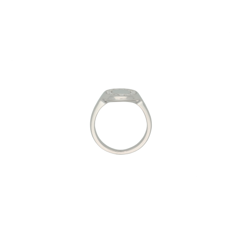 ANELLO IN ORO BIANCO CON DIAMANTI - A12141BB-9KT