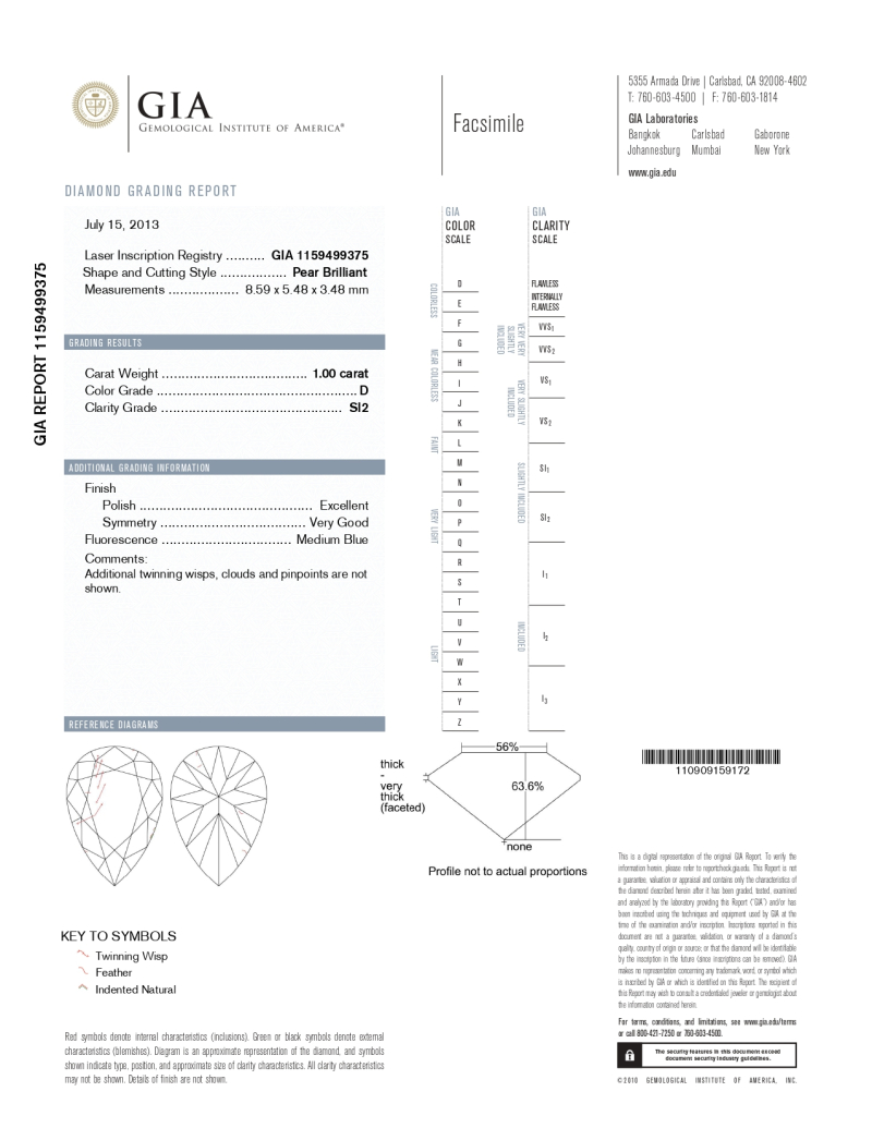 Bartorelli Italian Jewels ORECCHINI CASCATA DI DIAMANTI IN ORO BIANCO - F.239D (2)