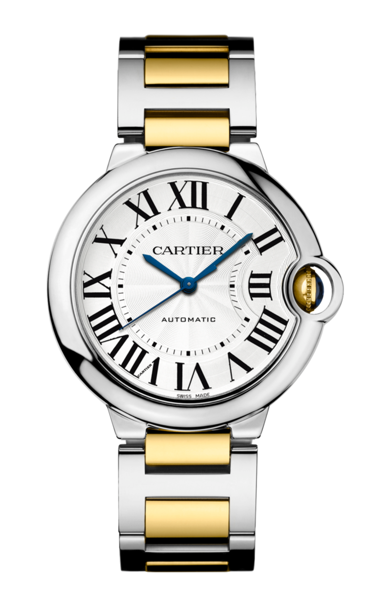 BALLON BLEU DE CARTIER 36 MM, ORO E ACCIAIO - W2BB0012