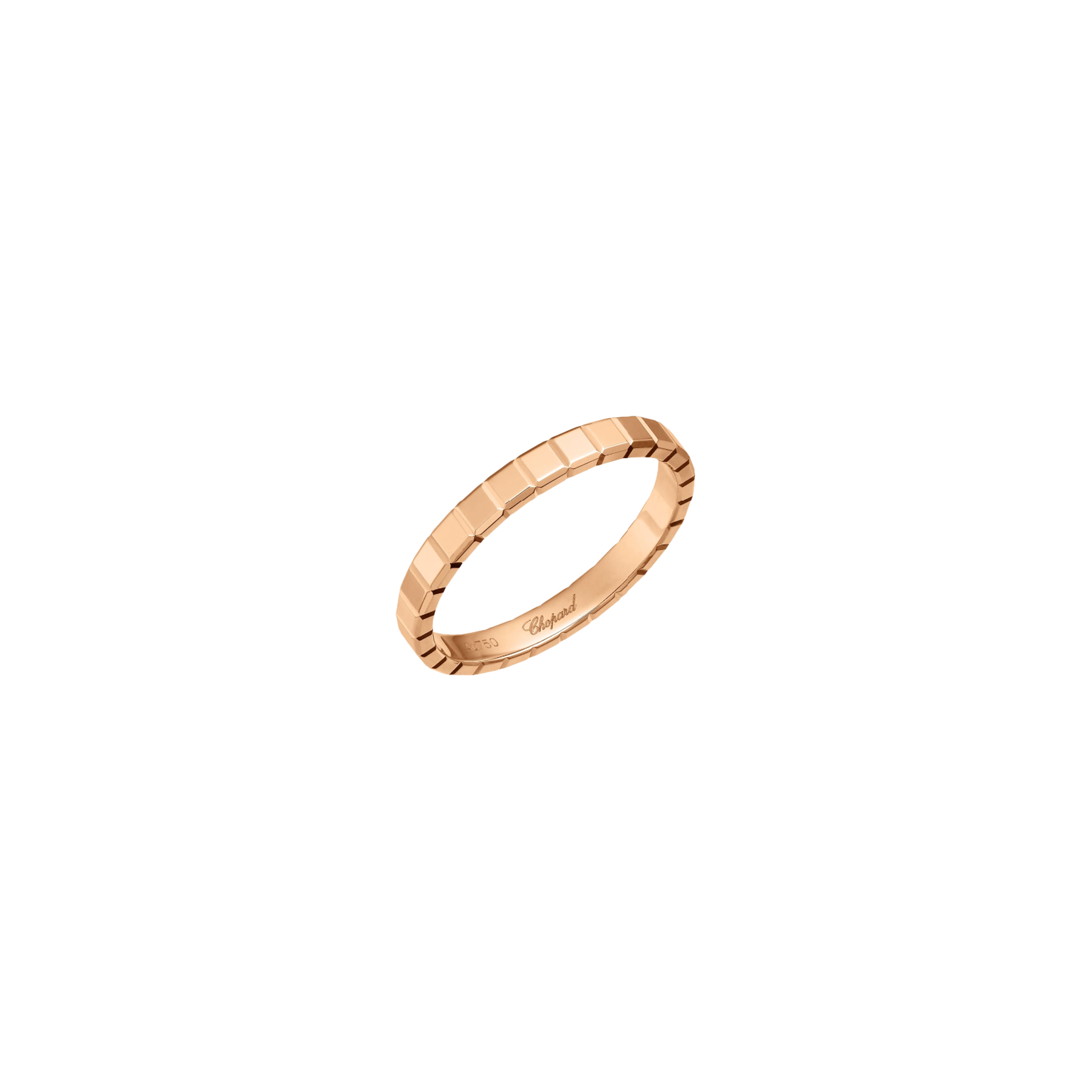 Chopard | CHOPARD - ANELLO ICE CUBE PURE IN ORO ROSA - 827702-5199 - 827702-5190 (1)