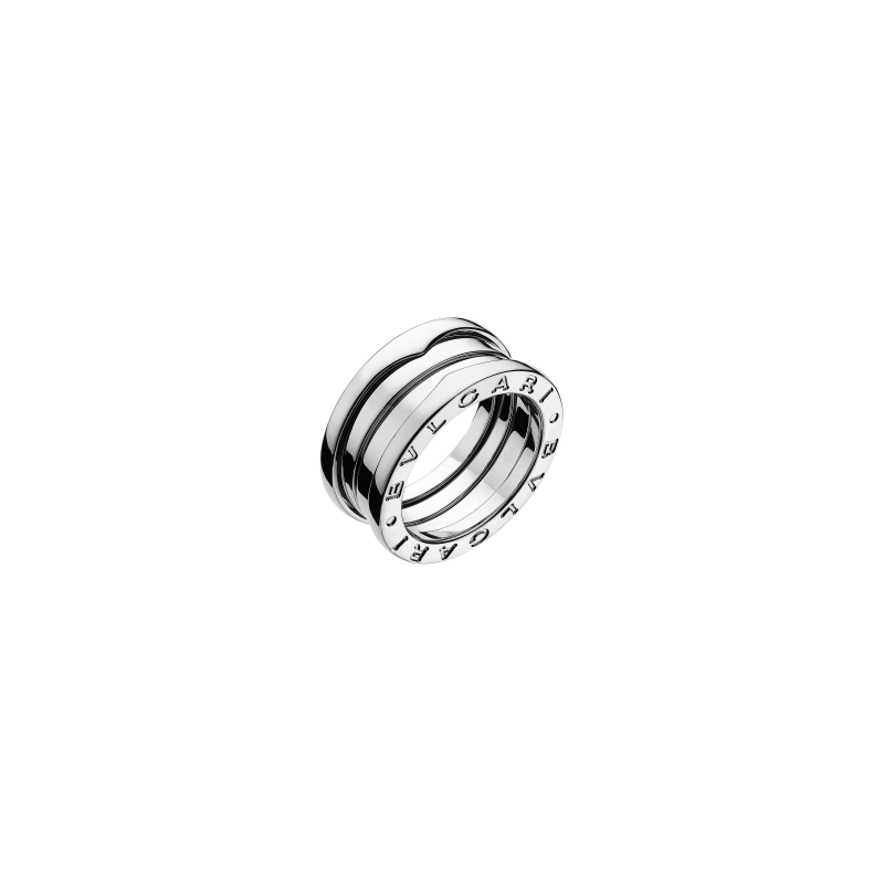 ANELLO B.ZERO1 A TRE FASCE IN ORO BIANCO AN191024 AN191024