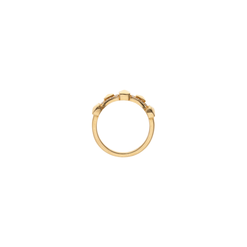 Bartorelli Italian Jewels | ANELLO PIRAMIDI IN ORO ROSA E DIAMANTI BIANCHI - VR27850DP (3)