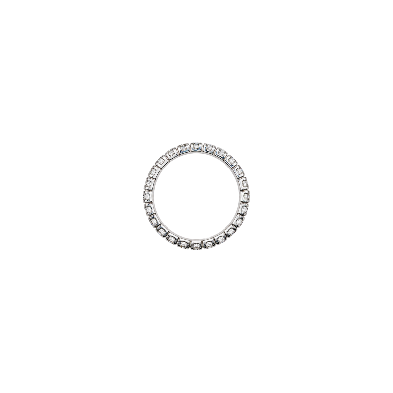 Bartorelli Italian Jewels | ANELLO VERETTA IN ORO BIANCO E DIAMANTI - 093-FE-15  (3)