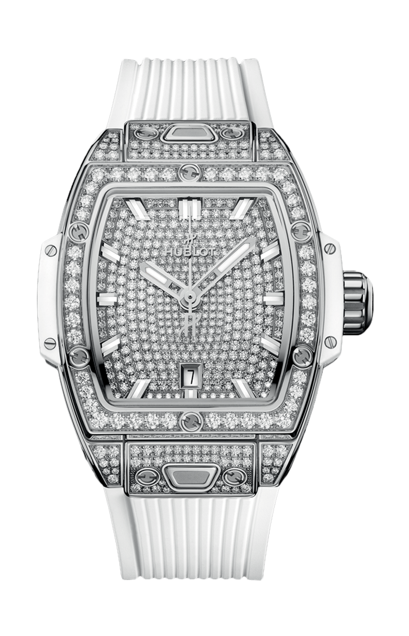 Hublot SPIRIT OF BIG BANG STEEL WHITE FULL PAV&Eacute; 32 MM - 682.SE.9000.RW.1604 (1)
