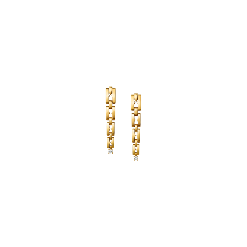 Bulgari | ORECCHINI PENDENTI B.ZERO1 IN ORO GIALLO E DIAMANTI - OR860478 (1)