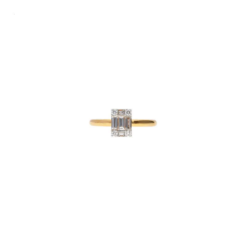 Bartorelli Italian Jewels ANELLO SIMILE SOLITARIO IN ORO ROSA  CON DIAMANTI - 035-VR27366 (2)