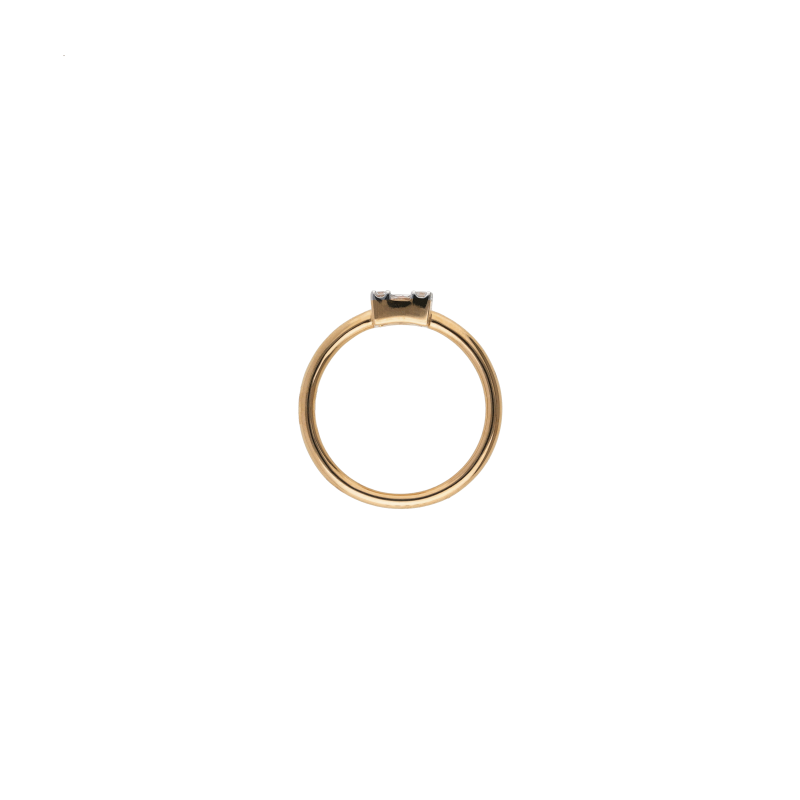 Bartorelli Italian Jewels ANELLO SIMILE SOLITARIO IN ORO ROSA  CON DIAMANTI - 035-VR27366 (3)