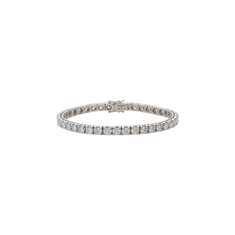 Bartorelli Italian Jewels BRACCIALE TENNIS IN ORO BIANCO CON DIAMANTI - TBRDIAOB (1)