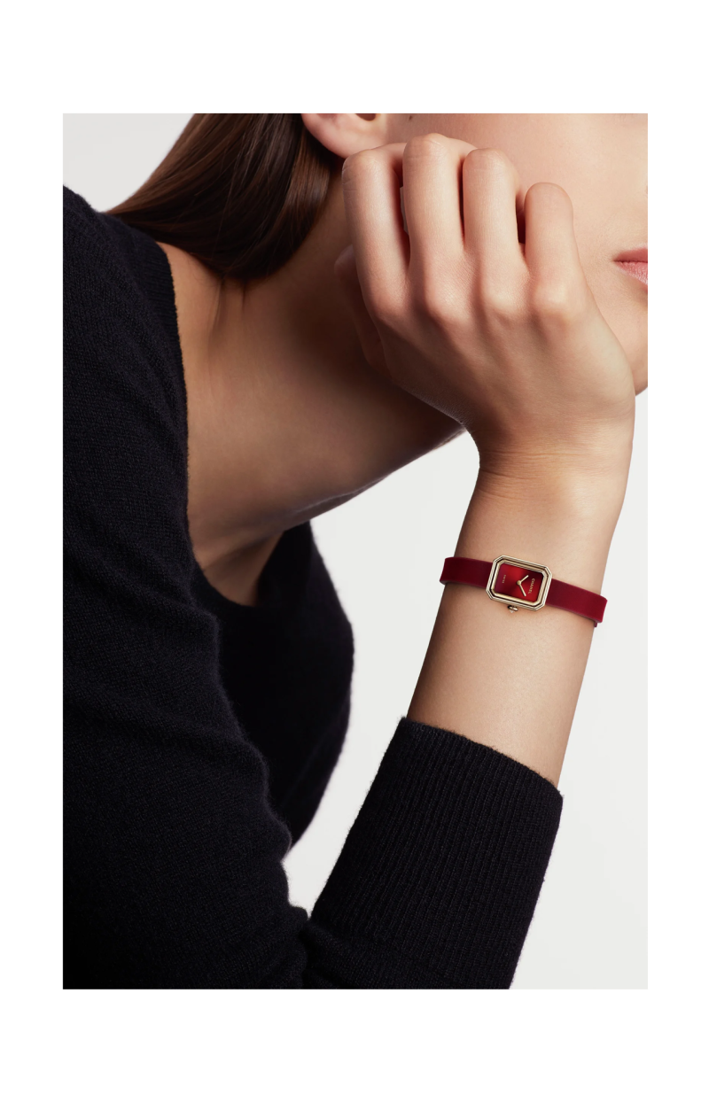 Chanel OROLOGIO PREMI&Egrave;RE RUBAN ROUGE - H9857 (2)