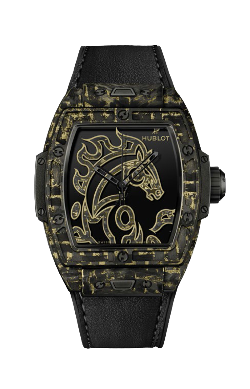 Hublot SPIRIT OF BIG BANG YEAR OF THE HORSE CARBON YELLOW GOLD 42 MM - 646.QX.1233.VR.CNY26 (1)