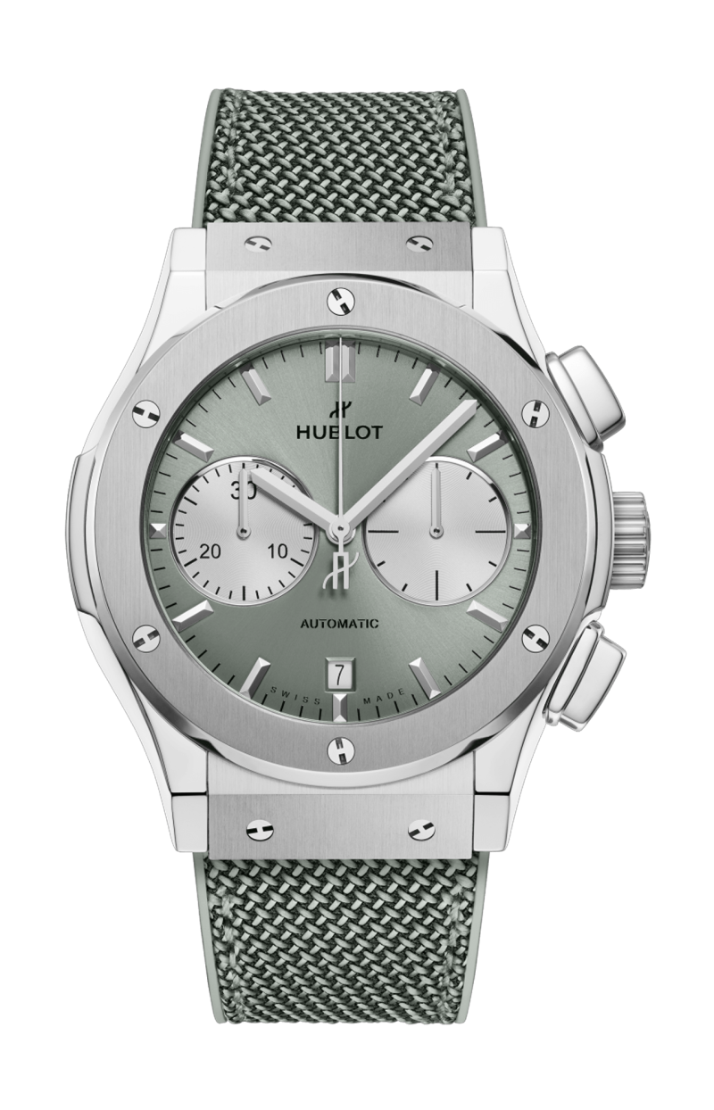 Hublot CLASSIC FUSION CHRONOGRAPH TITANIUM SAGE GREEN 45 MM - 521.NX.891G.NR (1)