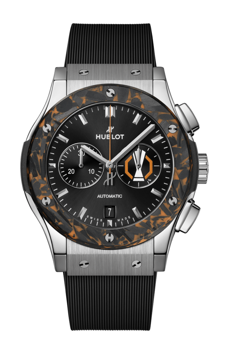 Hublot CLASSIC FUSION CHRONOGRAPH UEFA EUROPA LEAGUE&trade; TITANIUM CARBON 42 MM - LIMITED EDITION - 541.NQ.1470.RX.UEL26 (1)