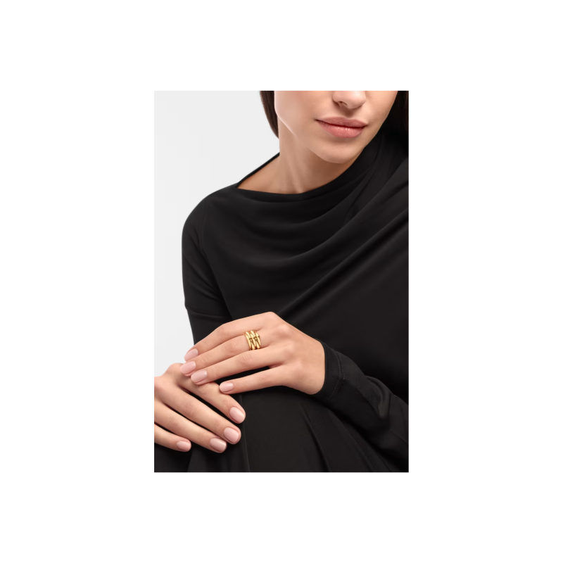 Bulgari ANELLO VIMINI A CINQUE FASCE IN ORO GIALLO 18 KT. ARCHIVE 01 DELLA COLLEZIONE BVLGARI ETERNAL - AN860594 (4)