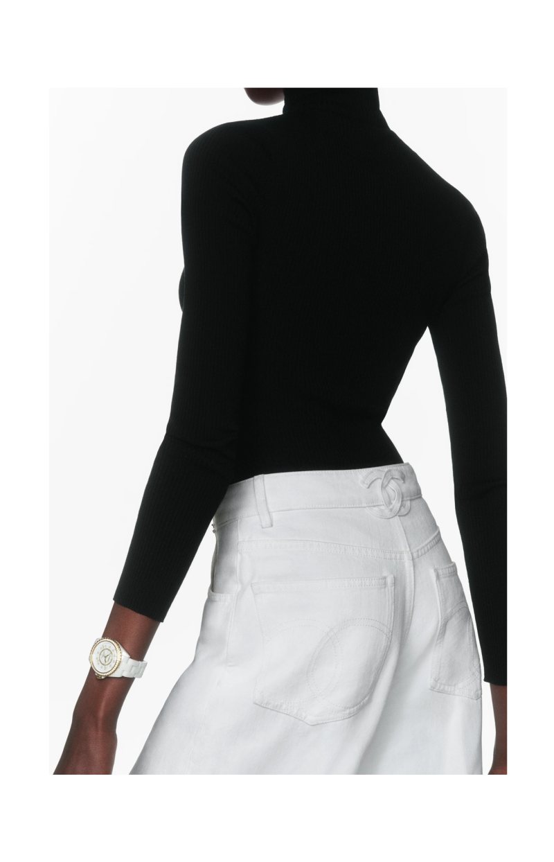 Chanel J12 CON LUNETTA DI DIAMANTI CALIBRO 12.1, 38 MM - H9836 (3)