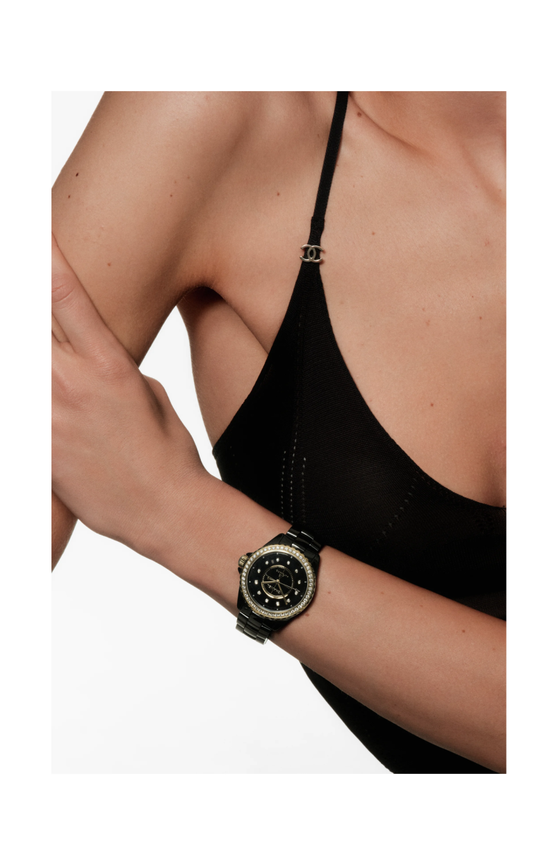 Chanel J12 CON LUNETTA DI DIAMANTI CALIBRO 12.1, 38 MM - H9837 (3)