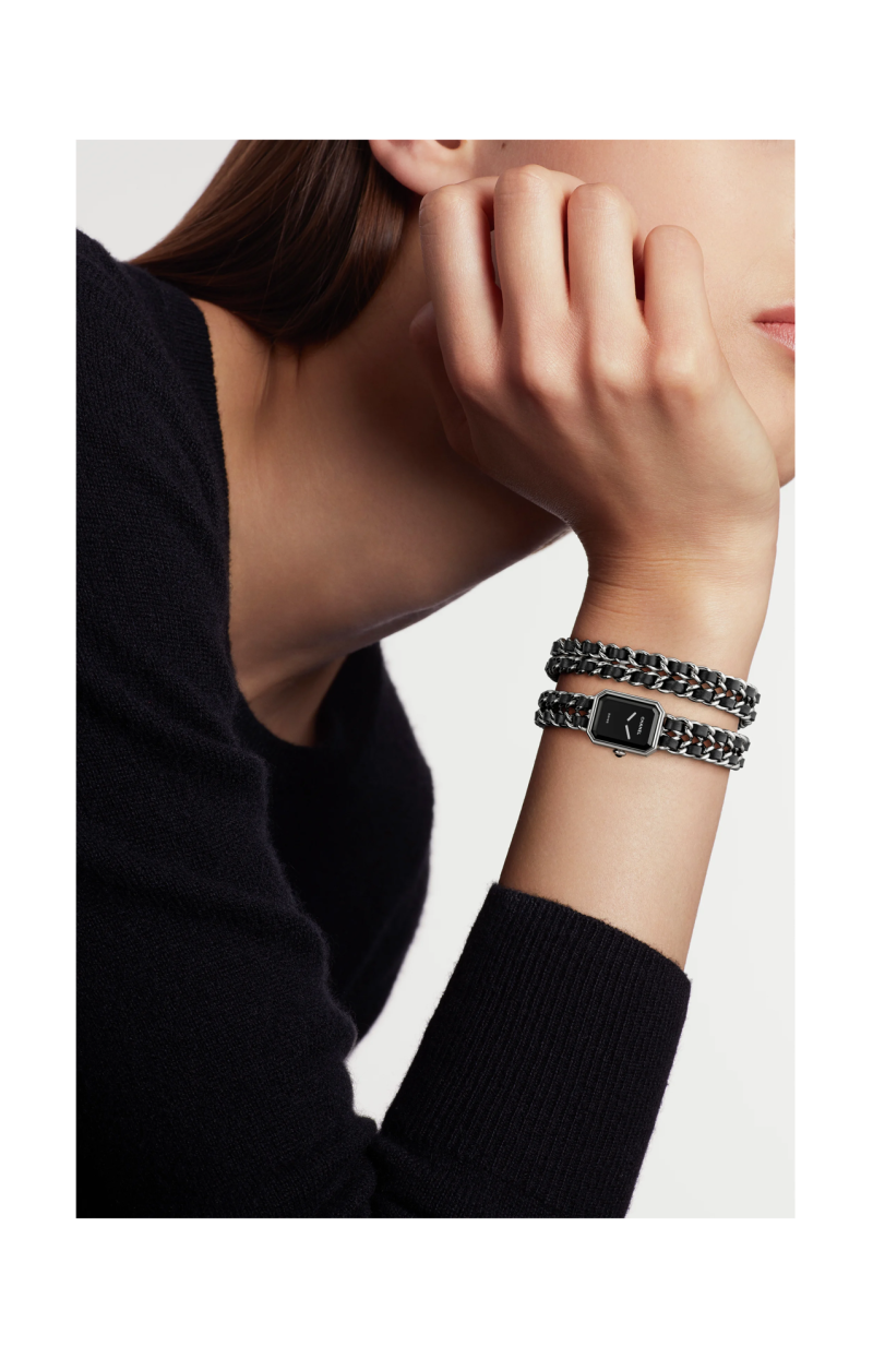 Chanel PREMI&Egrave;RE CATENA ICONICA DOPPIO GIRO - H10446 (3)