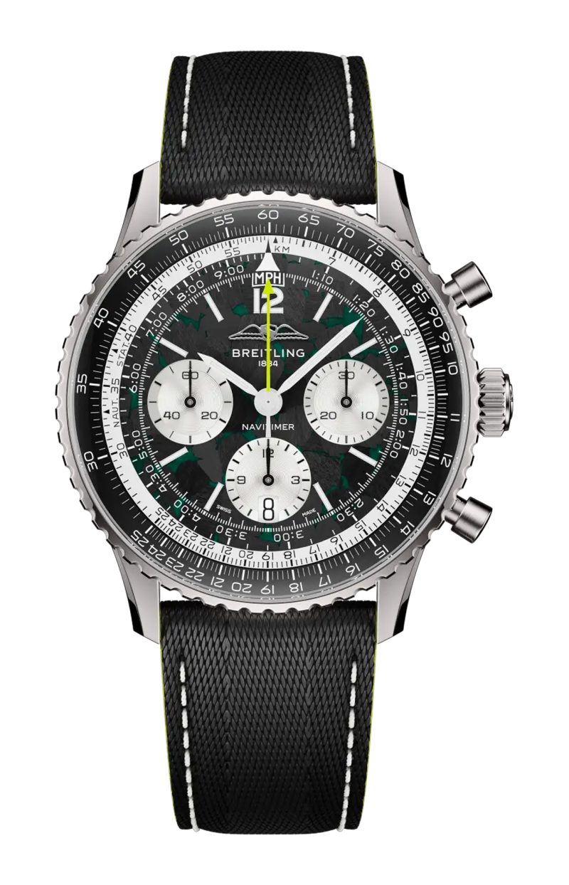 Breitling NAVITIMER B01 CHRONOGRAPH 43 ASTON MARTIN ARAMCO FORMULA ONE&trade; TEAM - LIMITED EDITION - EB01381A1B1X1 (1)