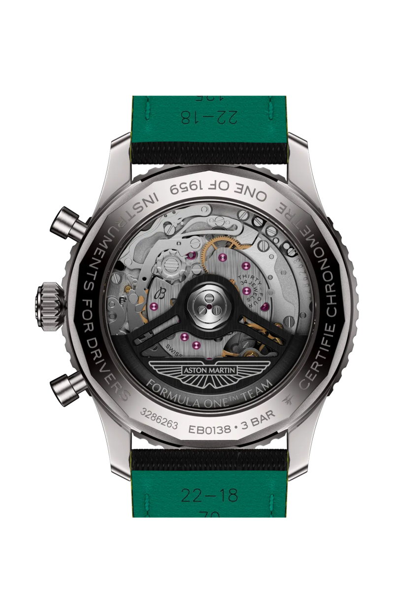 Breitling NAVITIMER B01 CHRONOGRAPH 43 ASTON MARTIN ARAMCO FORMULA ONE&trade; TEAM - LIMITED EDITION - EB01381A1B1X1 (4)
