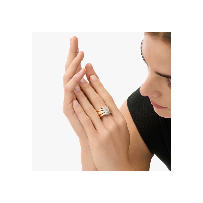 Pomellato ANELLO POMELLATO TOGETHER IN ORO ROSA E DIAMANTI - PAC6010O7WHRDB000 (5)