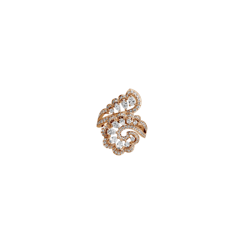 Chopard CHOPARD - ANELLO PRECIOUS LACE IN ORO ROSA ETICO, DIAMANTI - 828349 (1)