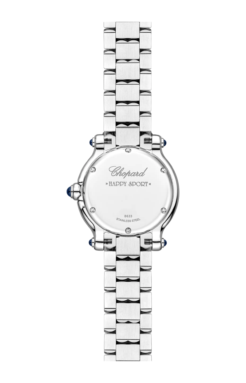 Chopard | HAPPY SPORT THE FIRST 26 MM, QUARZO, LUCENT STEEL&trade;, DIAMANTI - 278633-3001 (2)