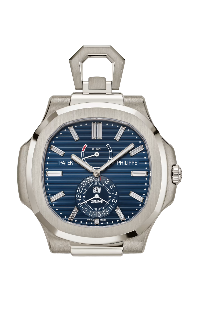 Patek Philippe | NAUTILUS, OROLOGIO DA TAVOLA. RISERVA DI CARICA 8 GIORNI, CARICA MANUALE - LIMITED EDITION - 958G-001 (1)