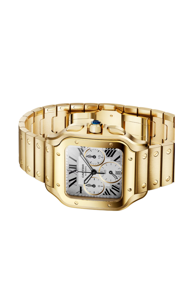 Cartier | SANTOS DE CARTIER MODELLO GRANDE, ORO GIALLO, AUTOMATICO - WGSA0110 (5)