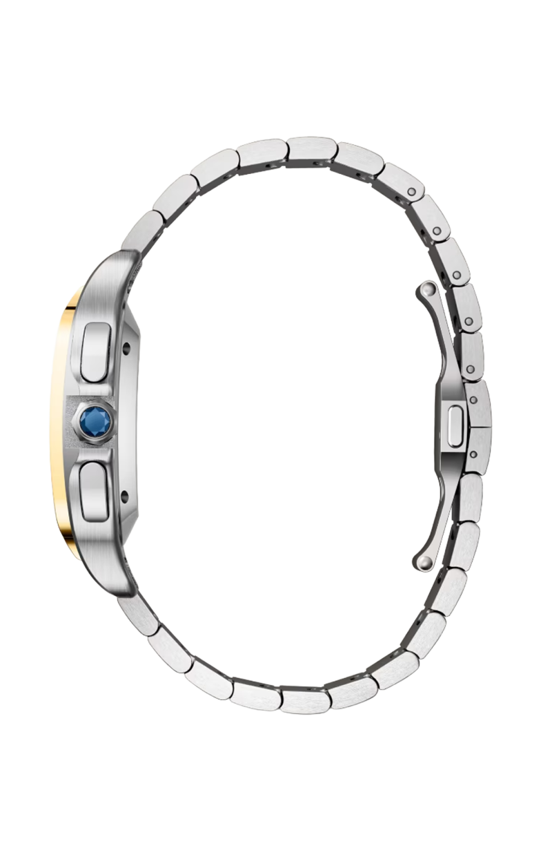 Cartier | SANTOS DE CARTIER MODELLO GRANDE, ACCIAIO, ORO GIALLO, AUTOMATICO - W2SA0035 (3)