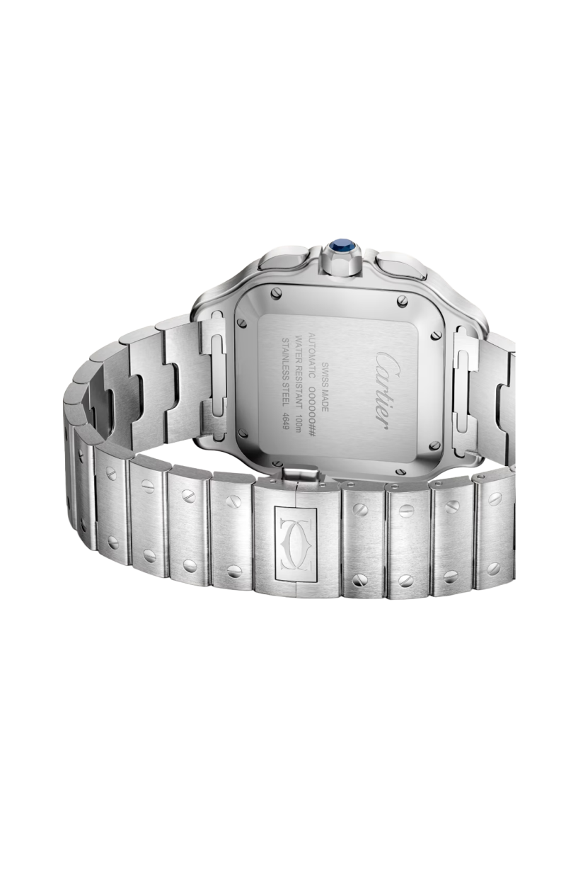 Cartier | SANTOS DE CARTIER MODELLO GRANDE, ACCIAIO, AUTOMATICO - WSSA0083 (4)