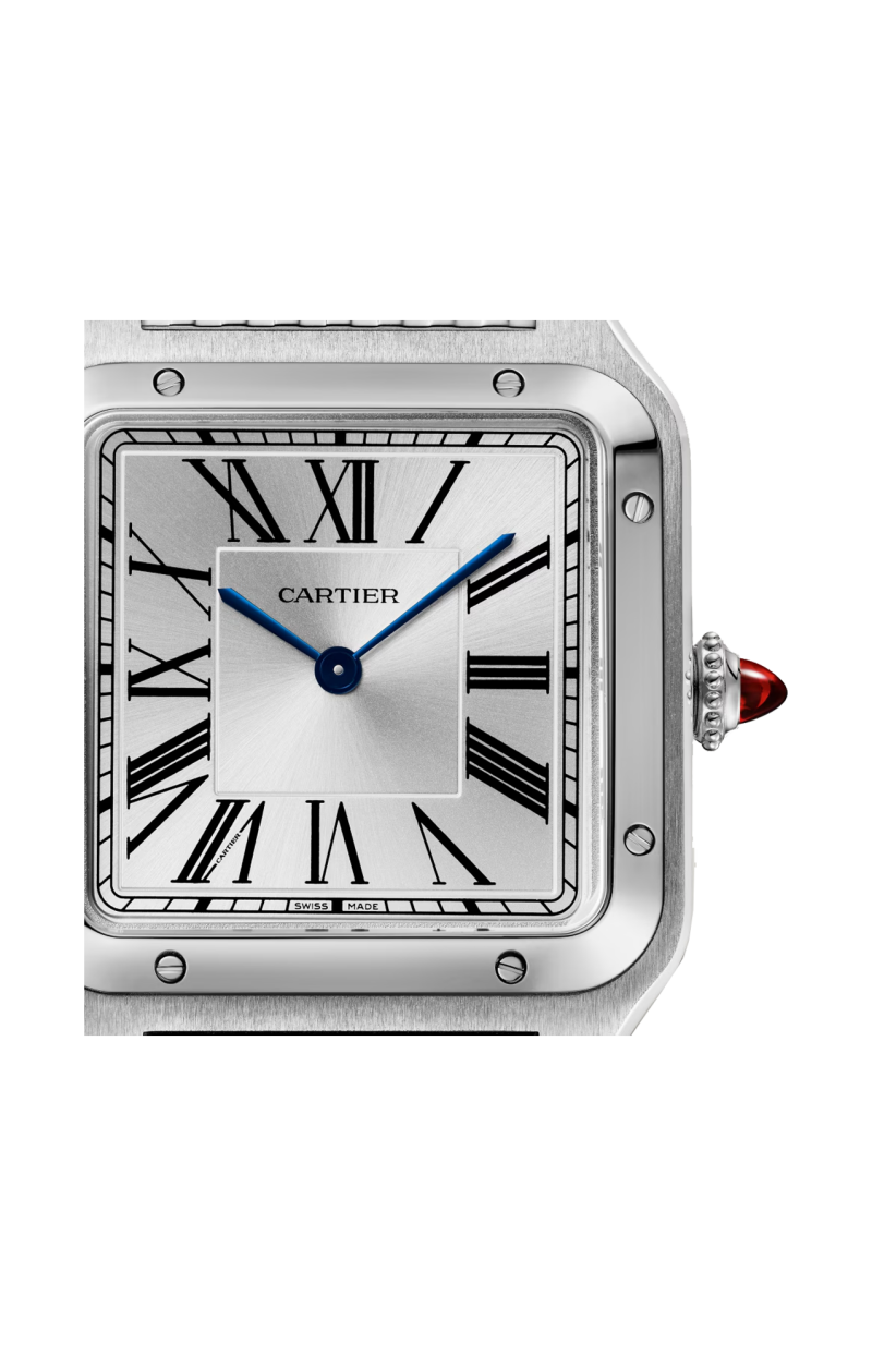 Cartier | SANTOS-DUMONT MODELLO GRANDE, PLATINO, MANUALE - WGSA0124 (2)