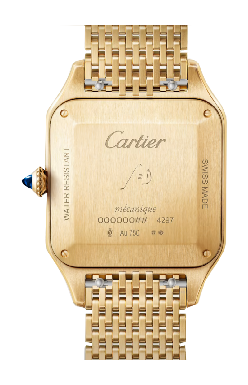 Cartier | SANTOS-DUMONT MODELLO GRANDE, ORO GIALLO, MANUALE - WGSA0122 (4)