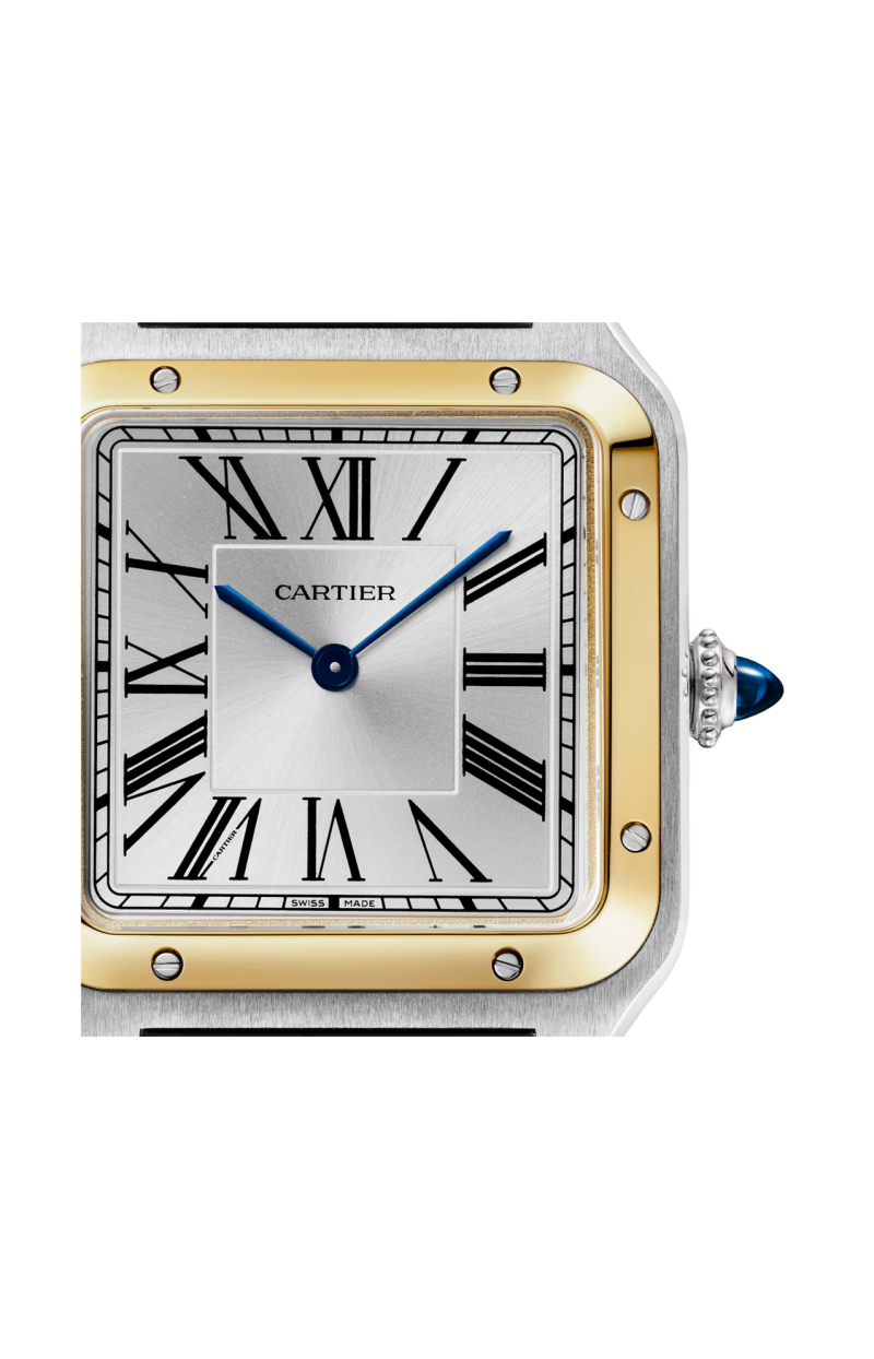 Cartier | SANTOS-DUMONT MODELLO GRANDE, ORO GIALLO, ACCIAIO, QUARZO - W2SA0046 (2)