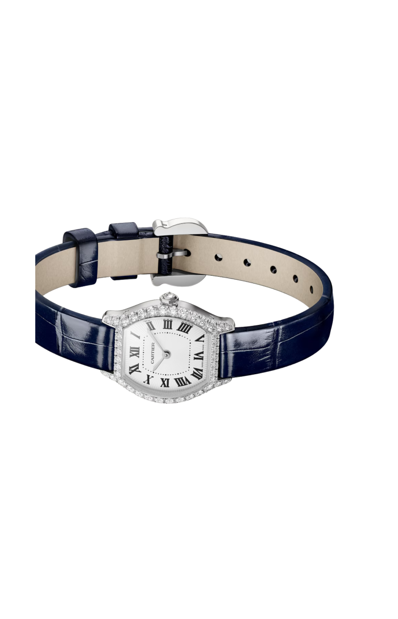 Cartier | TORTUE MODELLO MINI, ORO BIANCO, DIAMANTI, QUARZO - WJTO0013 (5)