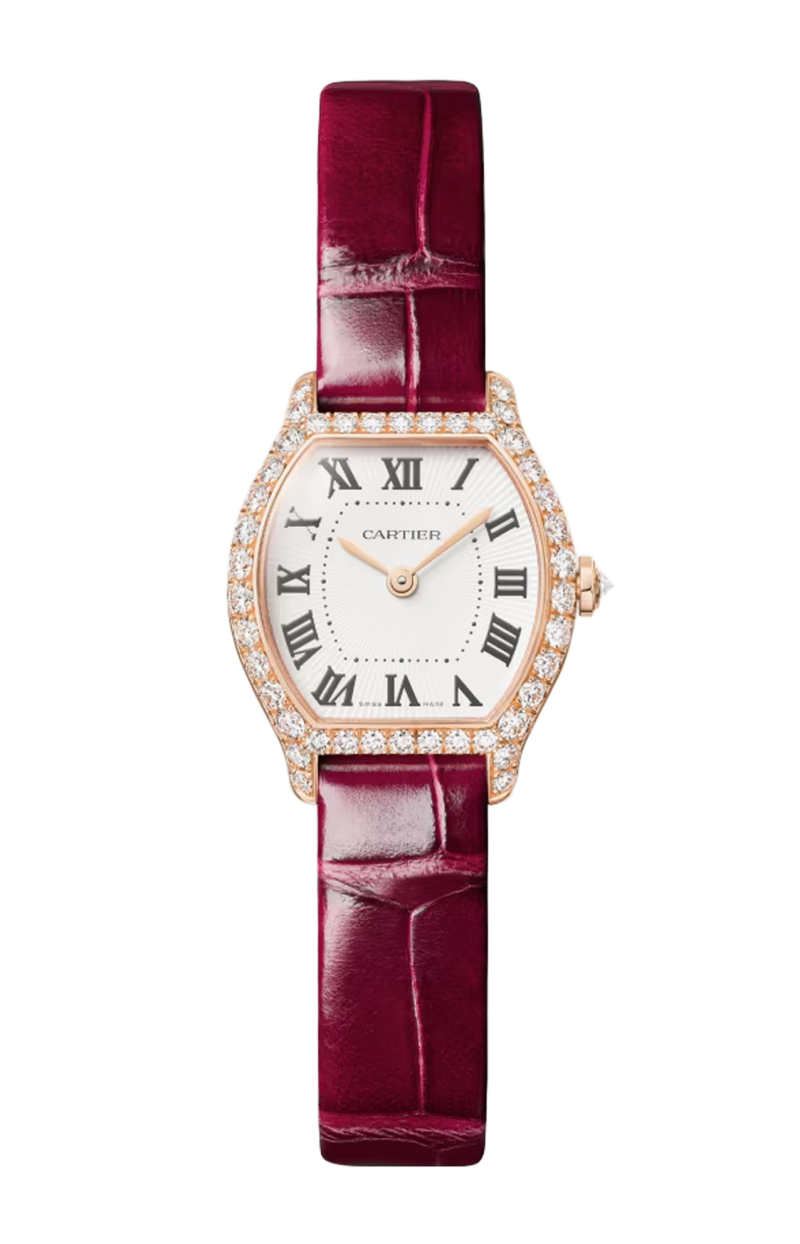 Cartier | TORTUE MODELLO MINI, ORO ROSA, DIAMANTI, QUARZO - WJTO0011 (1)