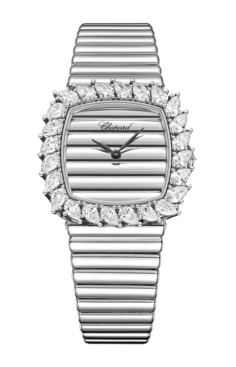 Chopard | L'HEURE DU DIAMANT 33 MM, AUTOMATICO, ORO BIANCO ETICO, DIAMANTI - 10A387 (1)