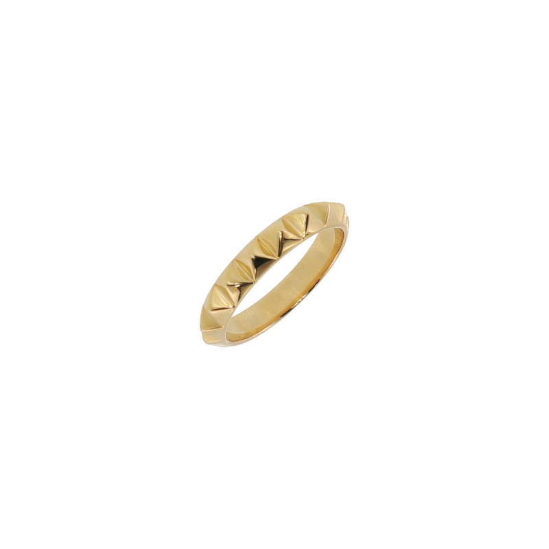 Bartorelli Italian Jewels | ANELLO FEDINA PIRAMIDI IN ORO GIALLO - FEDESINGOLAOG (1)