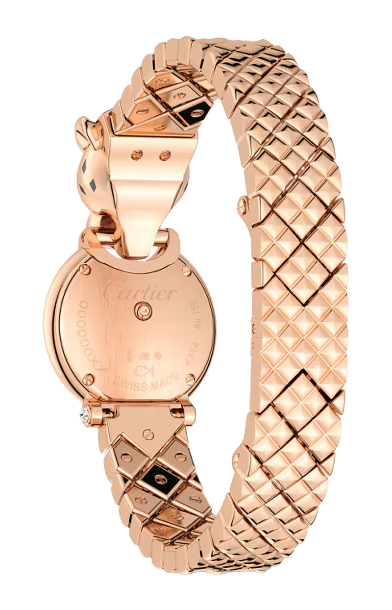 Cartier | LA PANTH&Egrave;RE DE CARTIER, 23.6 MM, QUARZO, ORO ROSA, DIAMANTI - HPI01381 (3)