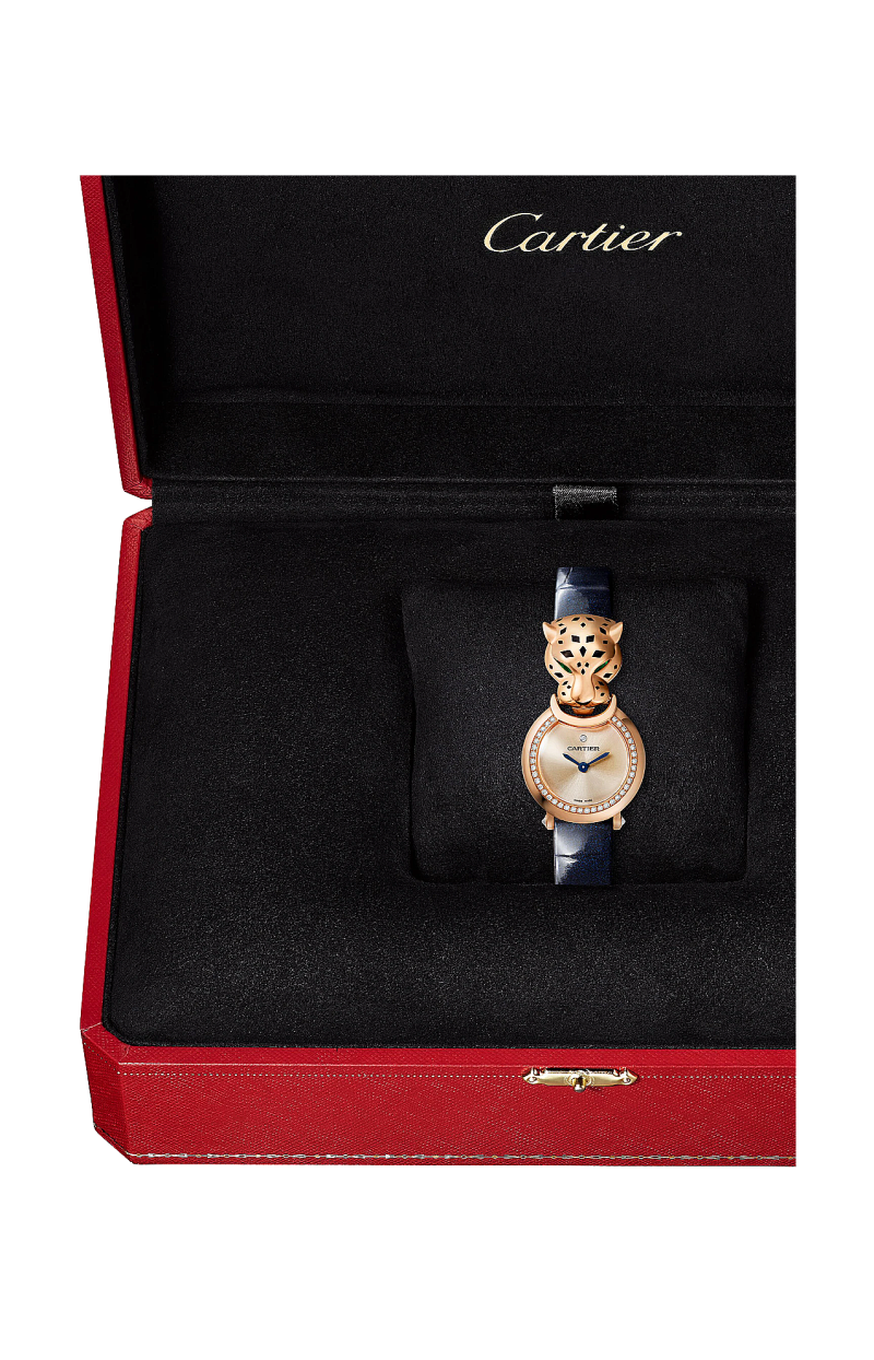 Cartier | LA PANTH&Egrave;RE DE CARTIER, 23.6 MM, QUARZO, ORO ROSA, DIAMANTI - HPI01609 (2)