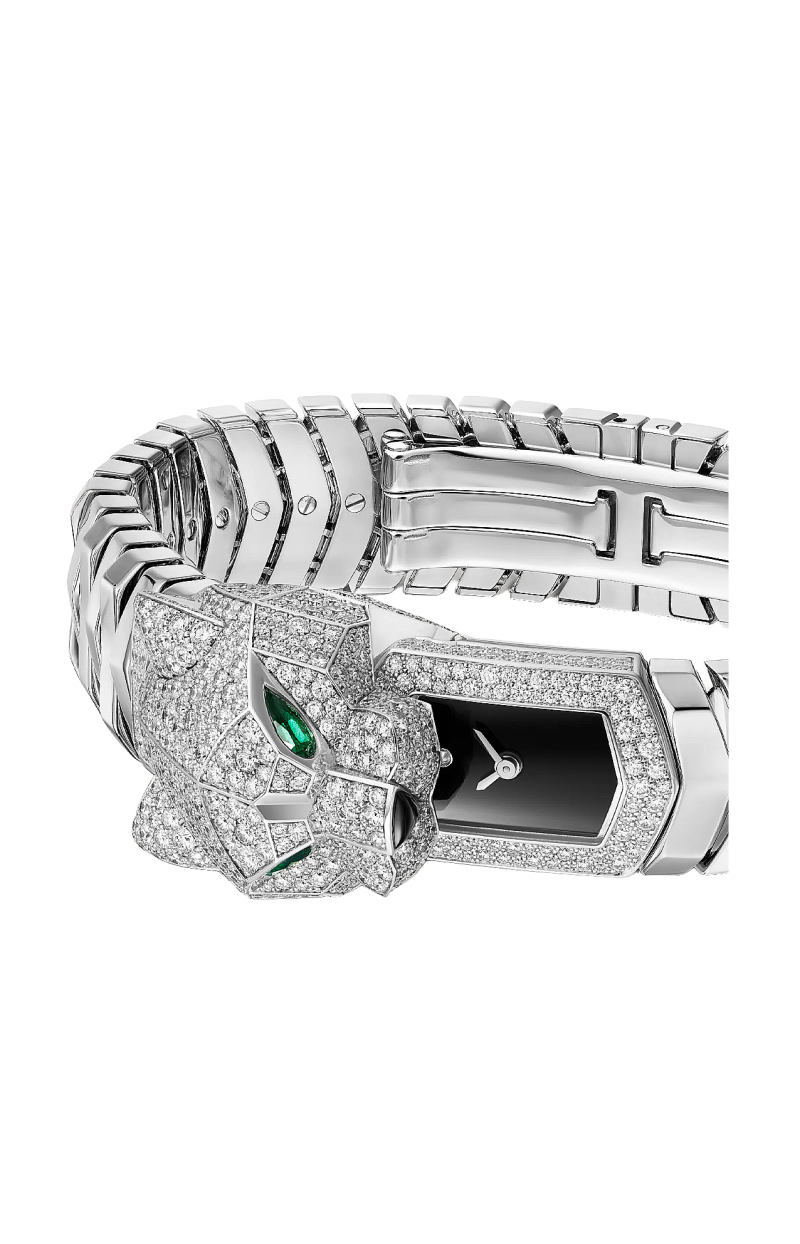 Cartier | PANTH&Egrave;RE DE CARTIER, 38.2 MM, QUARZO, ORO BIANCO, DIAMANTI - HPI01741 (3)
